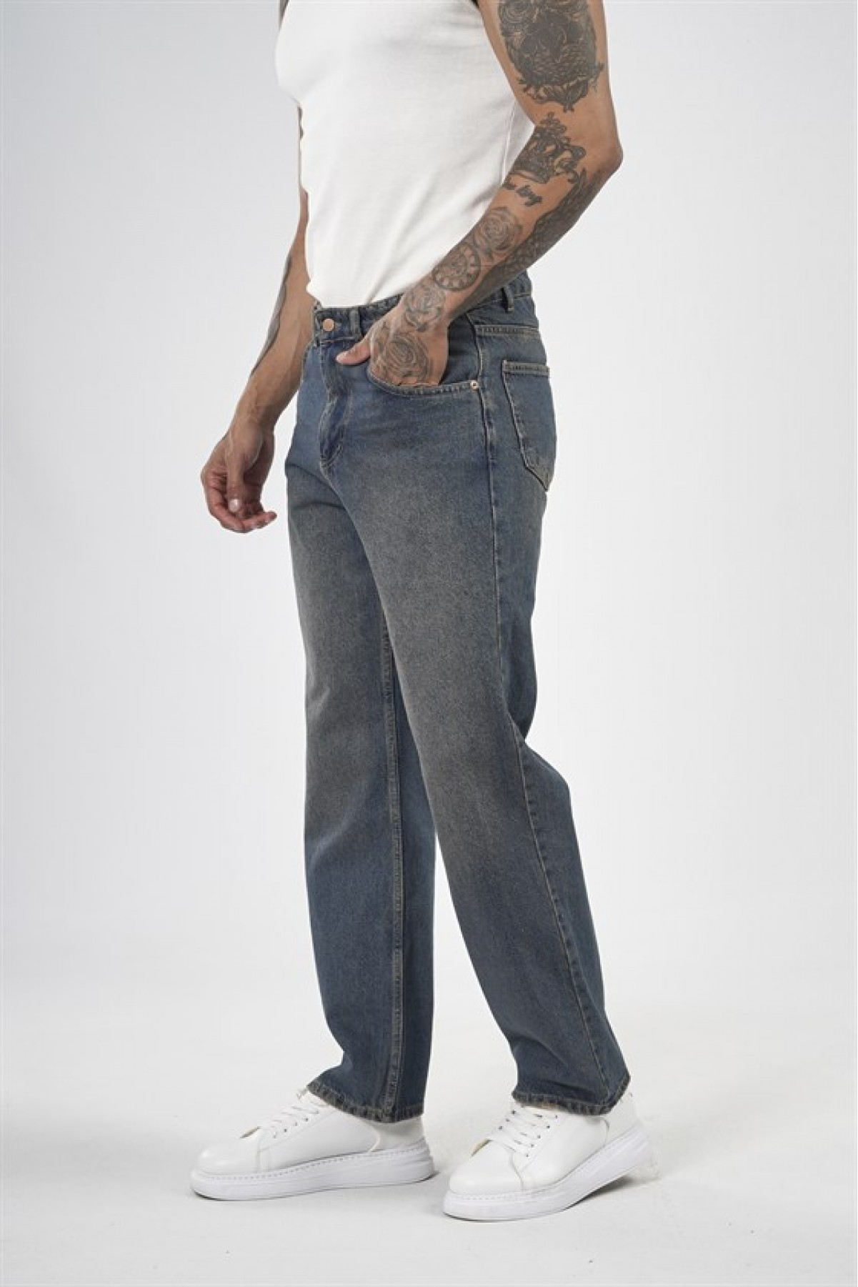 Baggy Fit Kalıp Erkek Jean 30