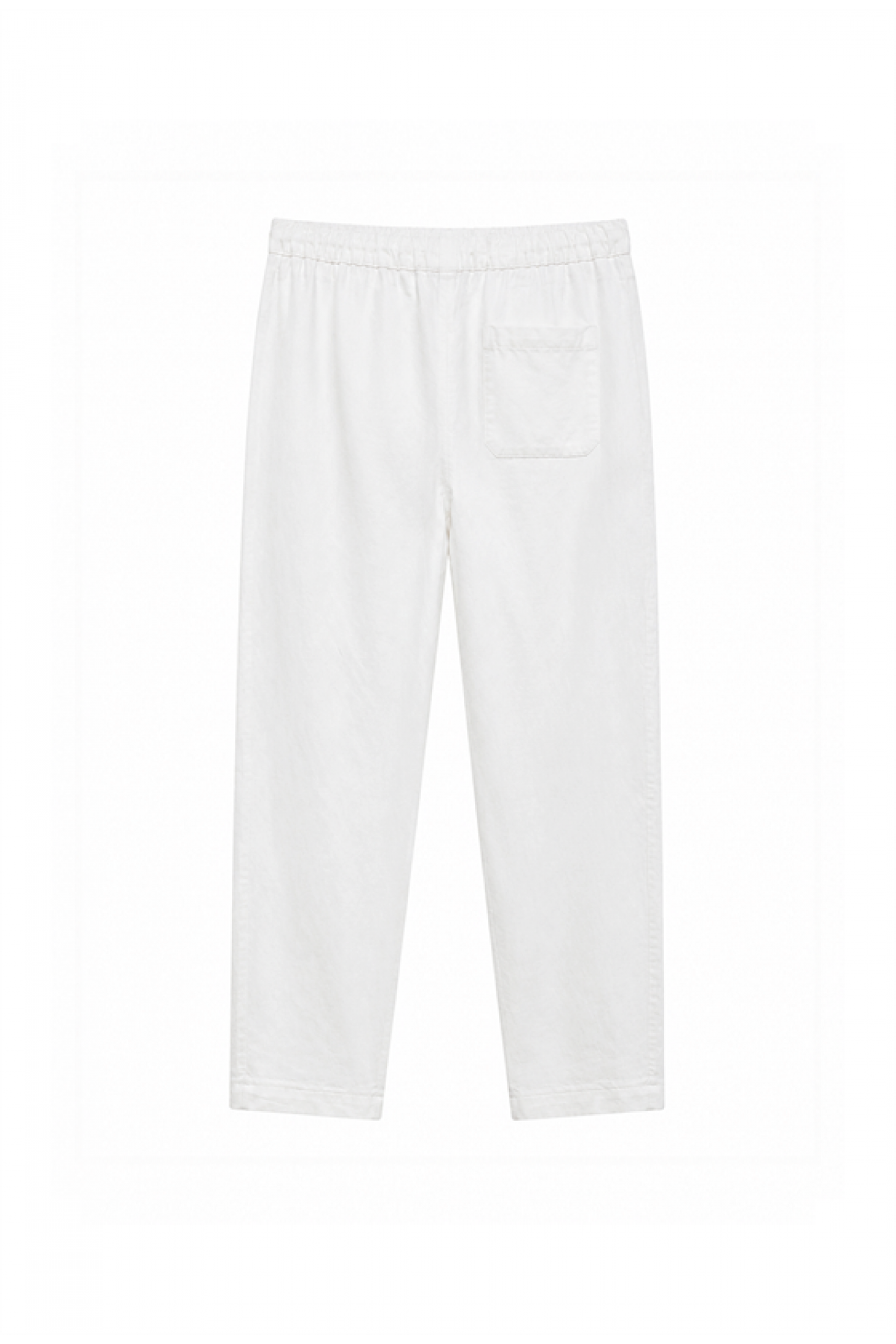 Baggy Kalıp Pamuklu Keten Klasik Pantolon S