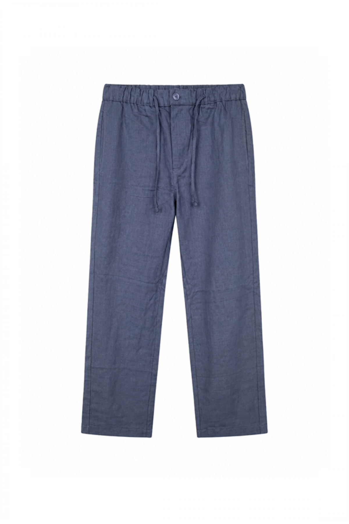 Baggy Kalıp Pamuklu Keten Klasik Pantolon S