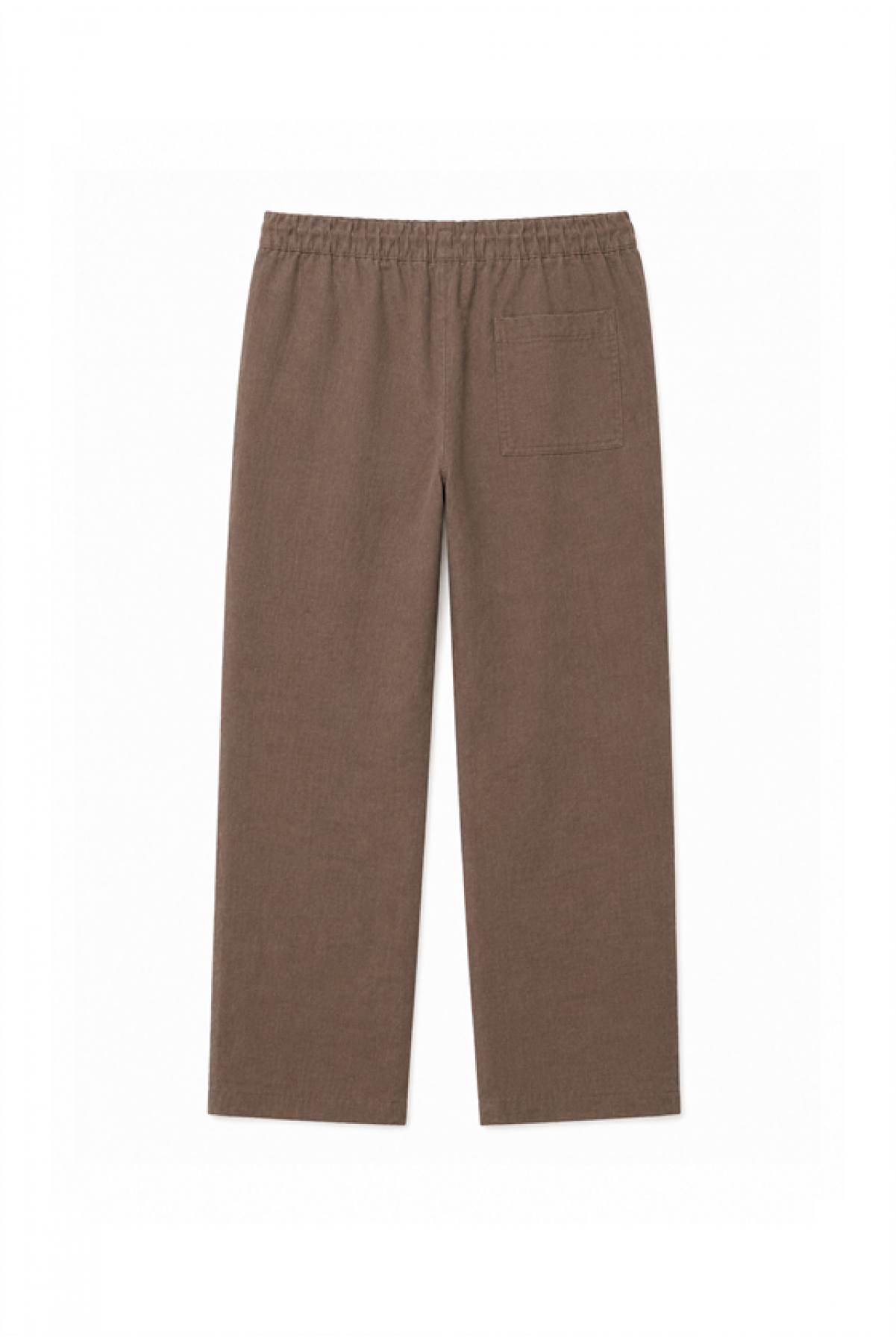 Baggy Kalıp Pamuklu Keten Klasik Pantolon S