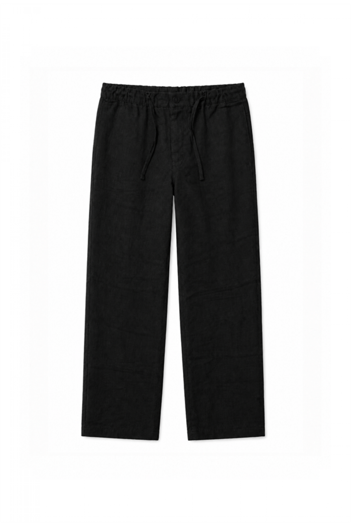 Baggy Kalıp Pamuklu Keten Klasik Pantolon S