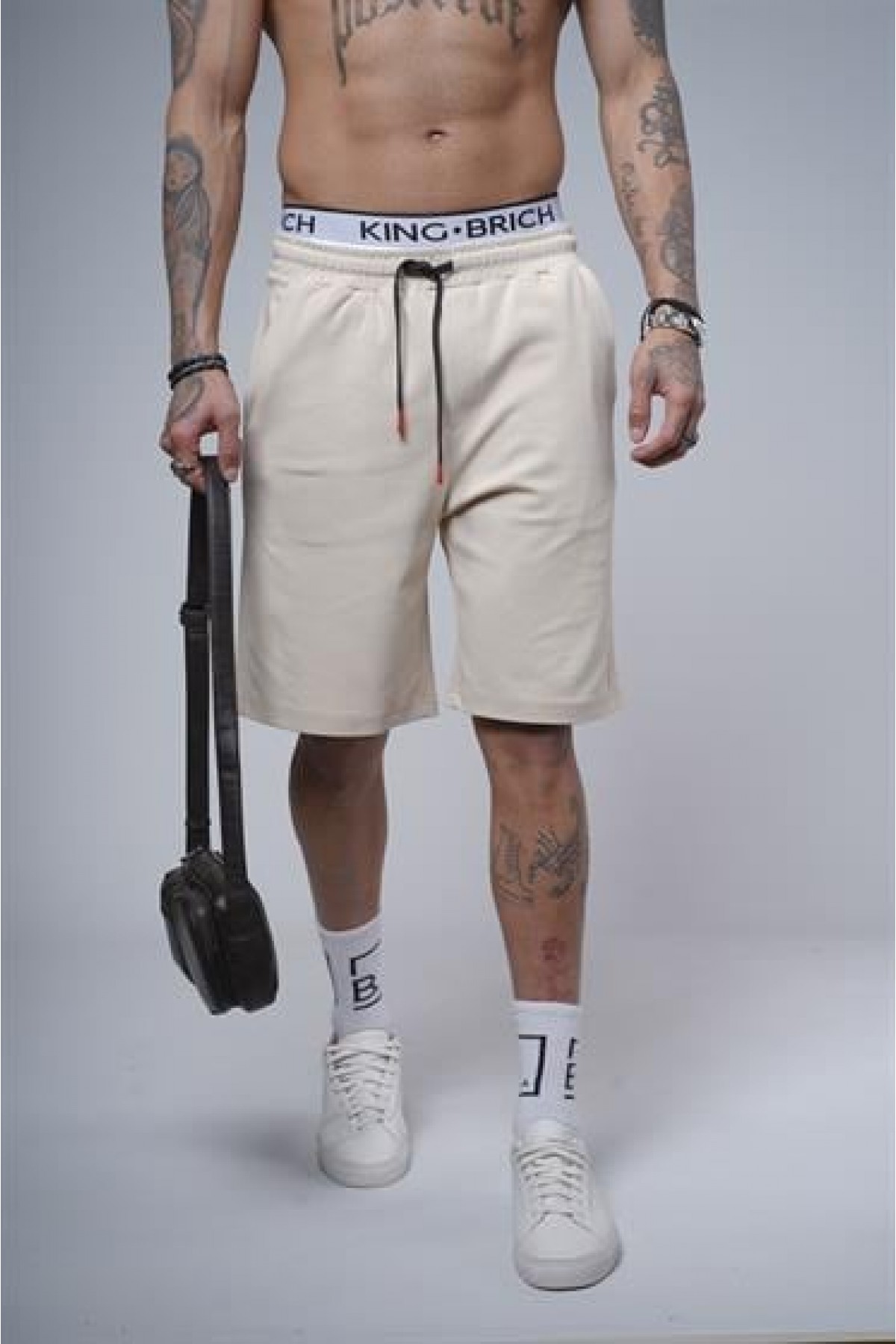 Beli Lastikli Cepli Regular Kalıp Erkek Şort Bermuda S