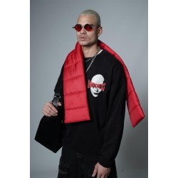 Bisiklet Yaka Darkness Baskılı Oversize Unisex Sweatshirt S