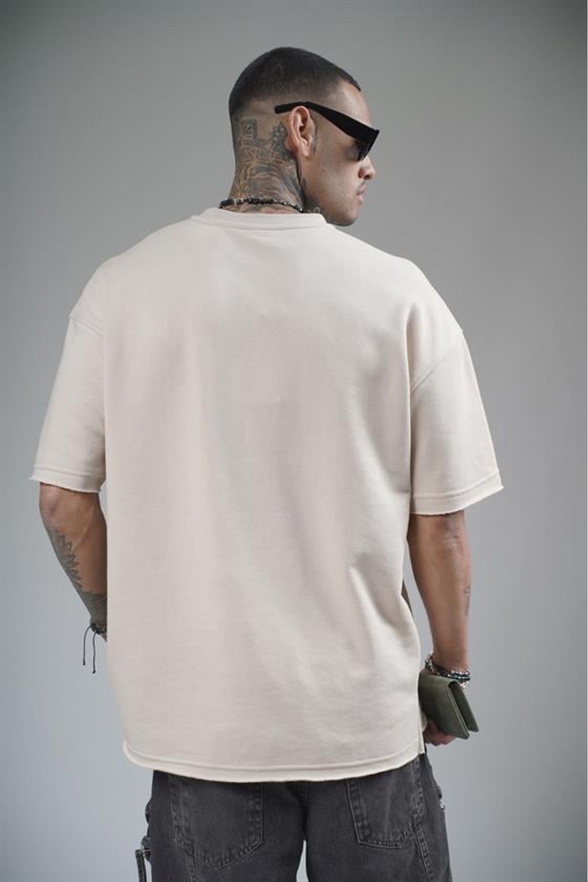 Bisiklet Yaka How To Make It Better Yazılı Oversize Kalıp Tişört S