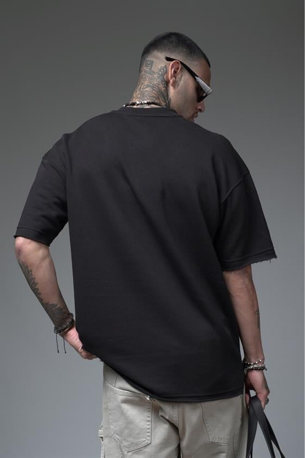 Bisiklet Yaka How To Make It Better Yazılı Oversize Kalıp Tişört S