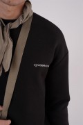 Bisiklet Yaka Kingbrich Baskılı Oversize Kalıp Basıc Sweatshirt S