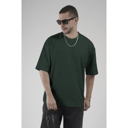 Bisiklet Yaka Oversize Erkek Süprem Tişört S