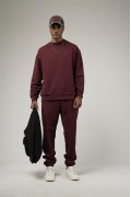 Bisiklet Yaka Oversize Kalıp Sweat Pantolon Alt Üst Takım S