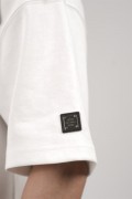 Bisiklet Yaka Taşlı Logo Detaylı Oversize Kalıp Erkek Tişört S