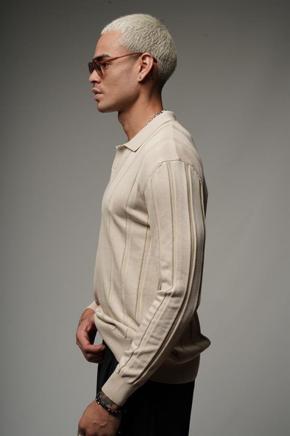 Fitilli Polo Yaka Kazak S