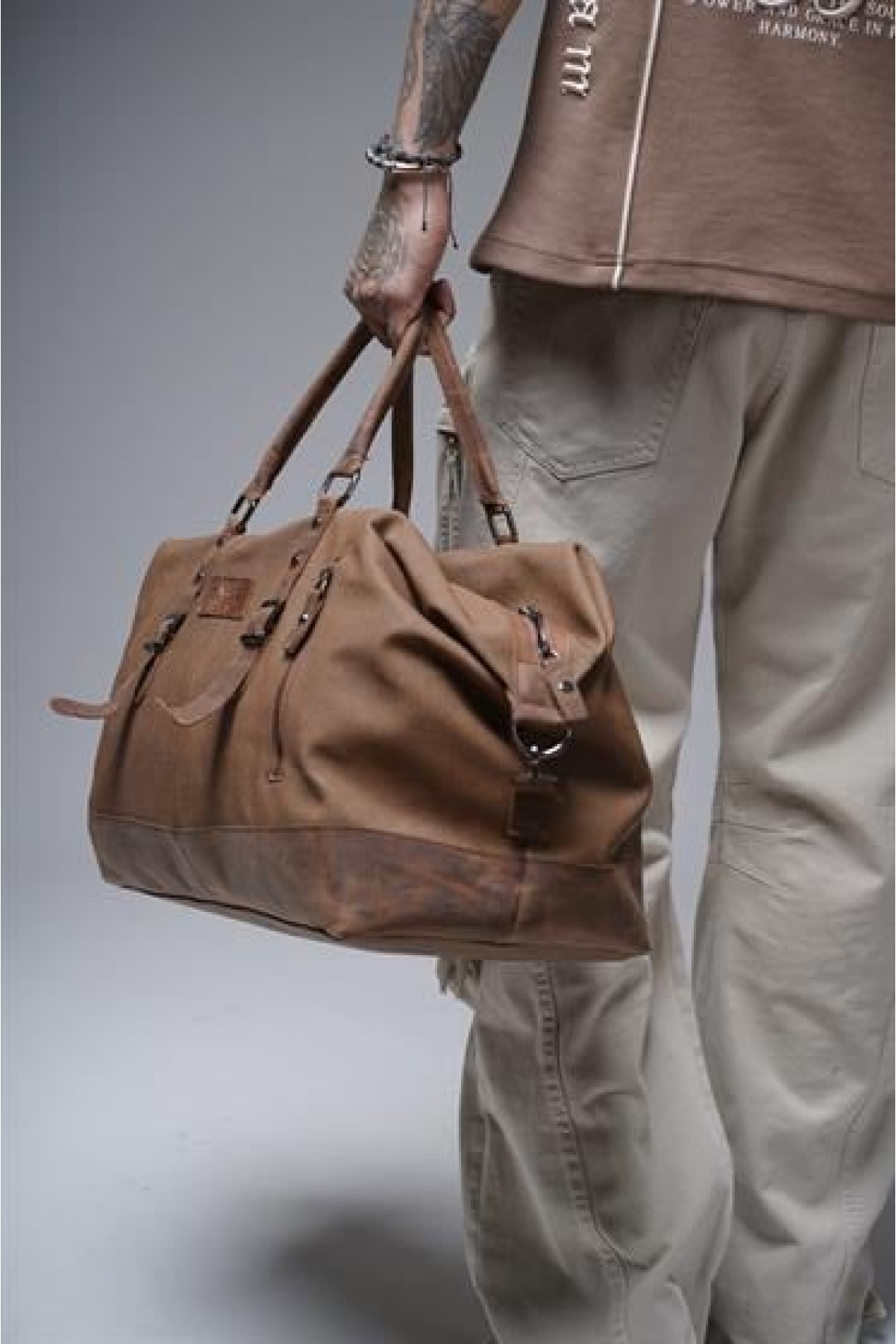 Hakiki Deri Unisex Bavul Çanta Tek Ebat