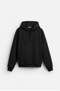 Kanguru Cepli Oversize Kalıp Unisex Düz Hoodie S