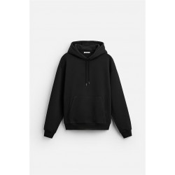 Kanguru Cepli Oversize Kalıp Unisex Düz Hoodie S