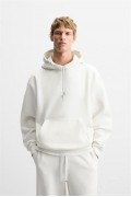 Kanguru Cepli Oversize Kalıp Unisex Düz Hoodie S