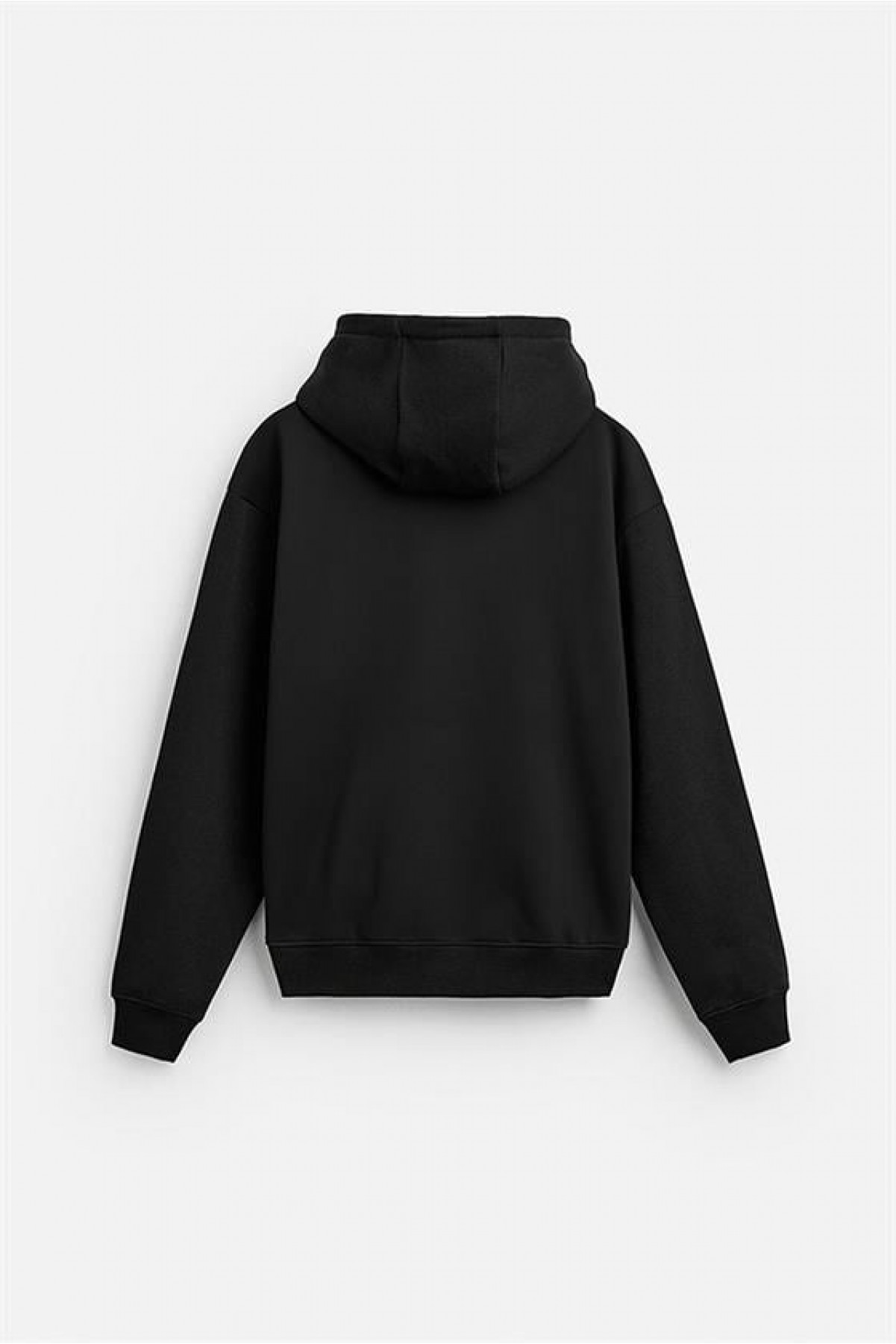 Kanguru Cepli Oversize Kalıp Unisex Düz Hoodie S