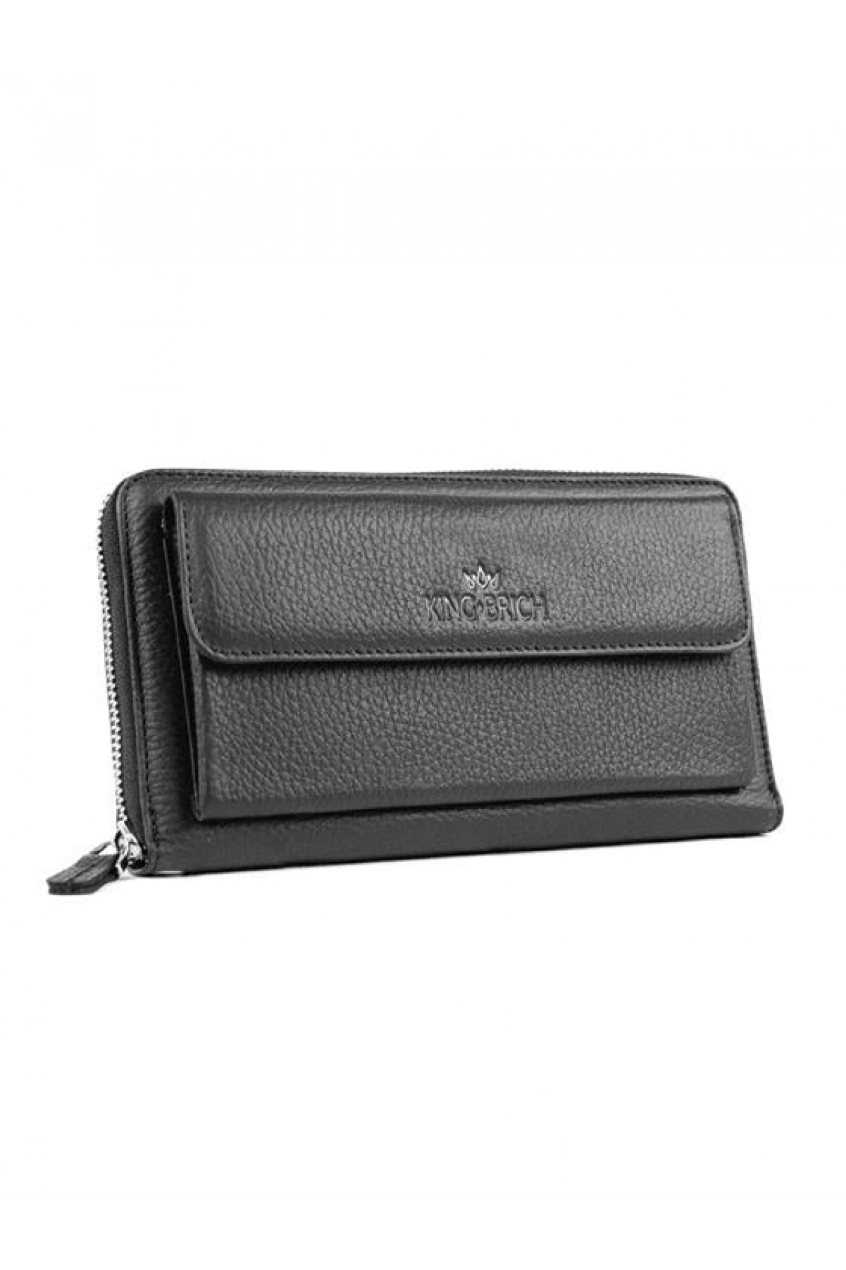 Kapaklı Hakiki Deri Unisex El Çantası Tek Ebat