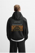Kapuşonlu Dont Need Reason Baskılı Sweatshirt S