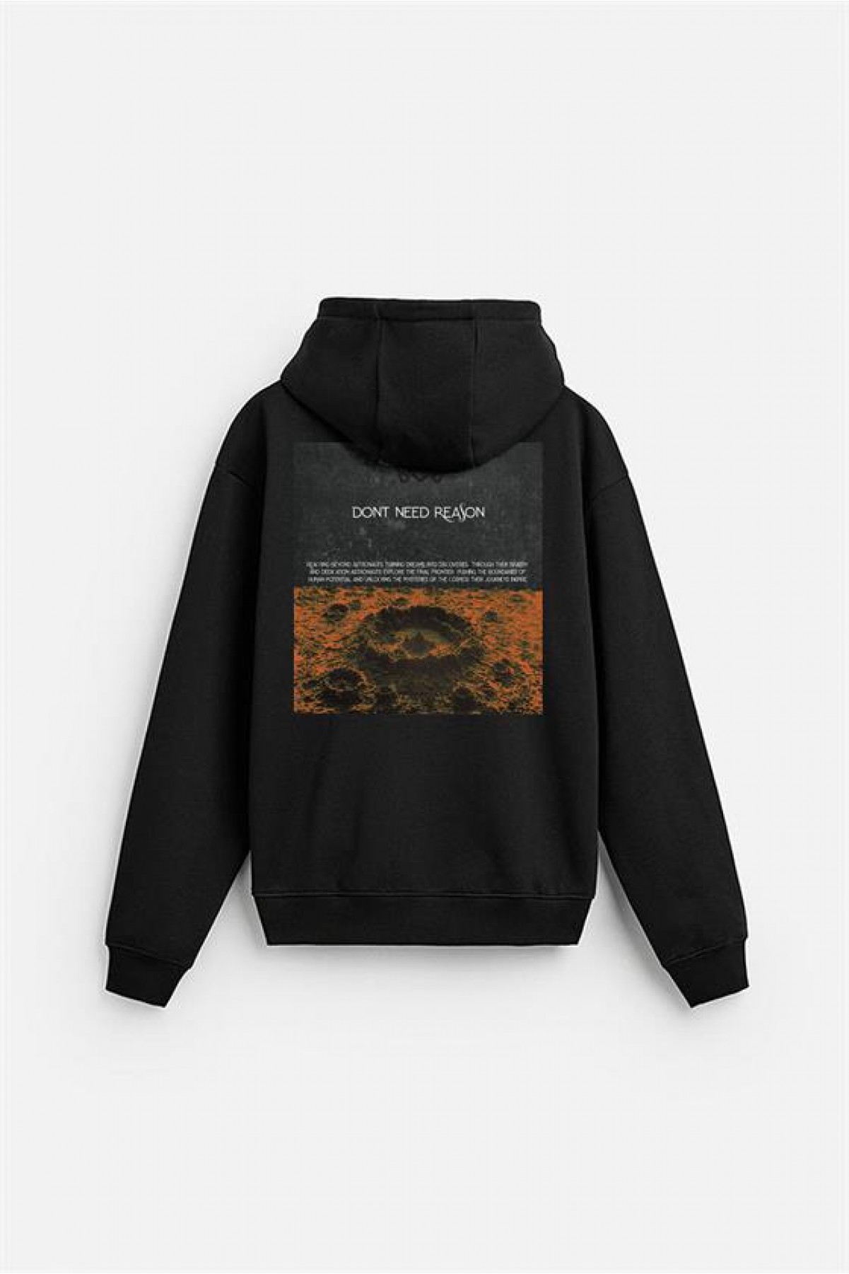 Kapuşonlu Dont Need Reason Baskılı Sweatshirt S