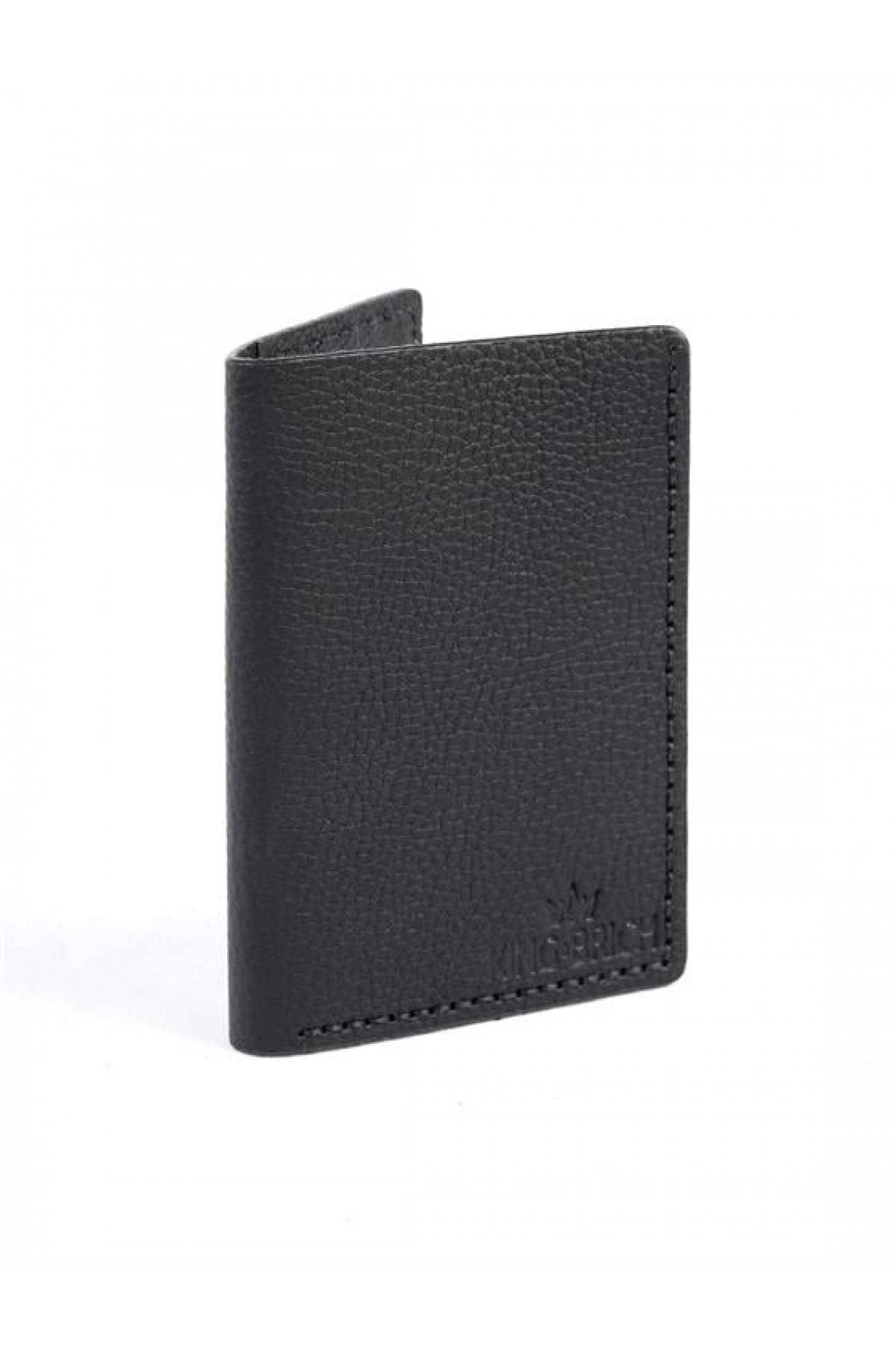Kenarları Dikiş Detaylı Kartlık Hakiki Deri Cüzdan Tek Ebat