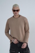 King Brich Pis Yaka Oversize Kalıp Erkek Sweatshirt S