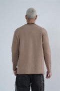 King Brich Pis Yaka Oversize Kalıp Erkek Sweatshirt S