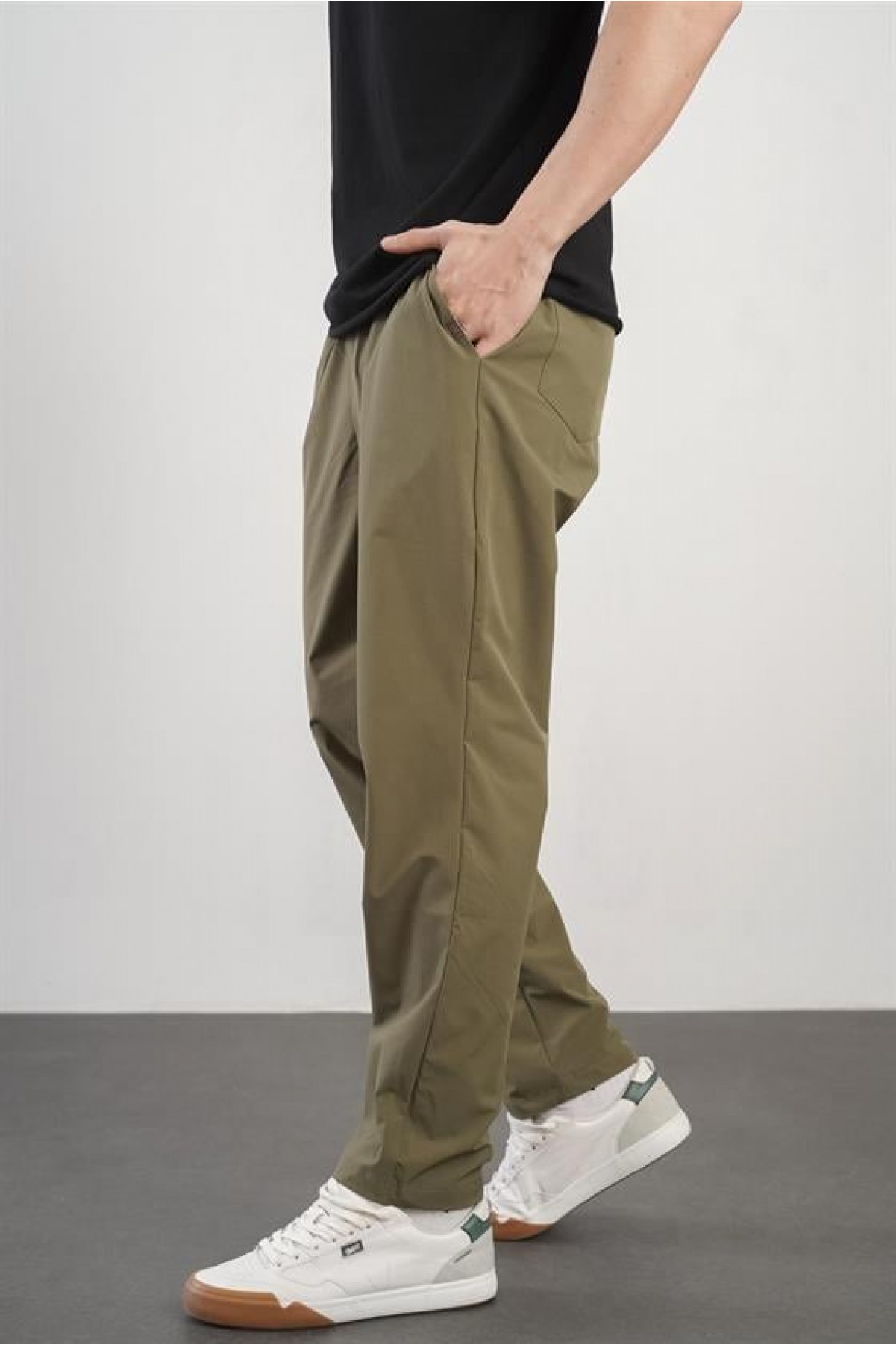 Kingbrich Beli Lastikli Cepli Regular Kalıp Erkek Jogger Pantolon S