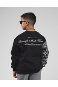 Kingbrich Kids Bisiklet Yaka Kolu Garnili Baskılı Çocuk Sweatshirt 7/8 YAŞ