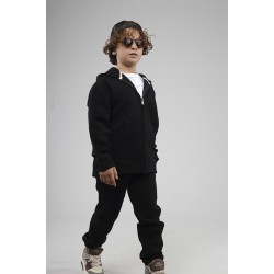 Kingbrich Kids Kapüşonlu Önü Fermuarlı Alt Üst Takım 7/8 YAŞ