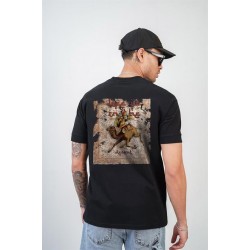 Kingbrich Life İs İn The Baskılı Slim Fit Kalıp Erkek Tshirt S