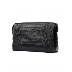 Kingbrich Logolu Hakiki Deri Kaplamalı Unisex El Çantası Tek Ebat