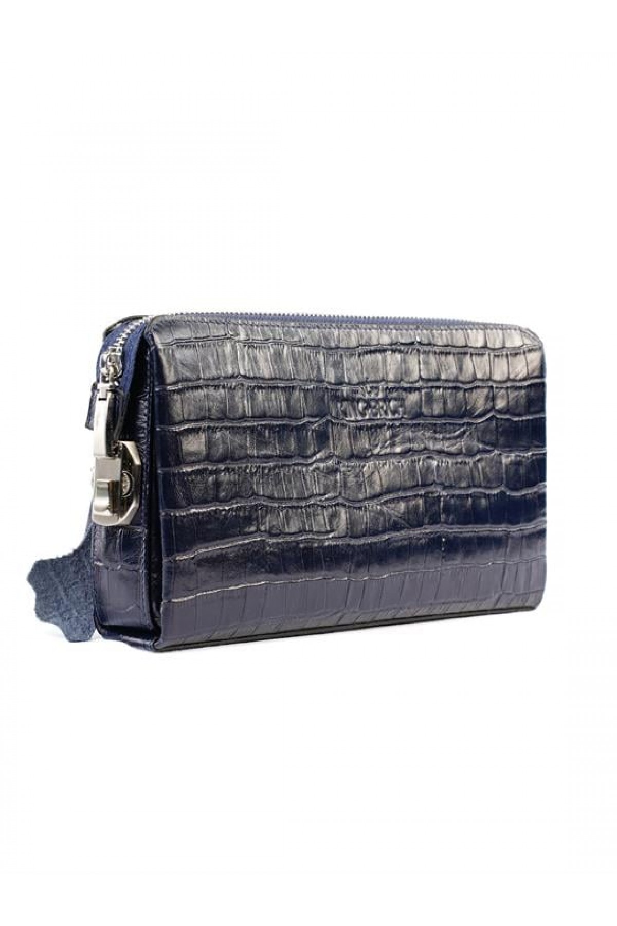 Kingbrich Logolu Hakiki Deri Kaplamalı Unisex El Çantası Tek Ebat