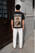 Kingbrich Pablo Escobar Baskılı Slim Fit Kalıp Erkek Tshirt S