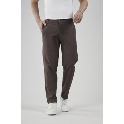 Likralı %100 Pamuklu Boyfriend Kalıp Pantolon S