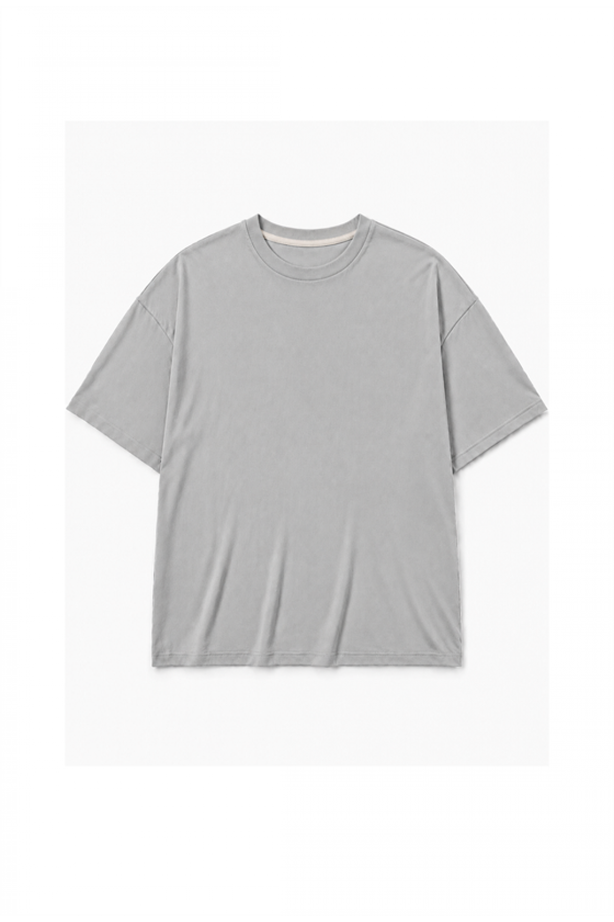 Oversize Kalıp Basic %100 Pamuklu Erkek Tişört S