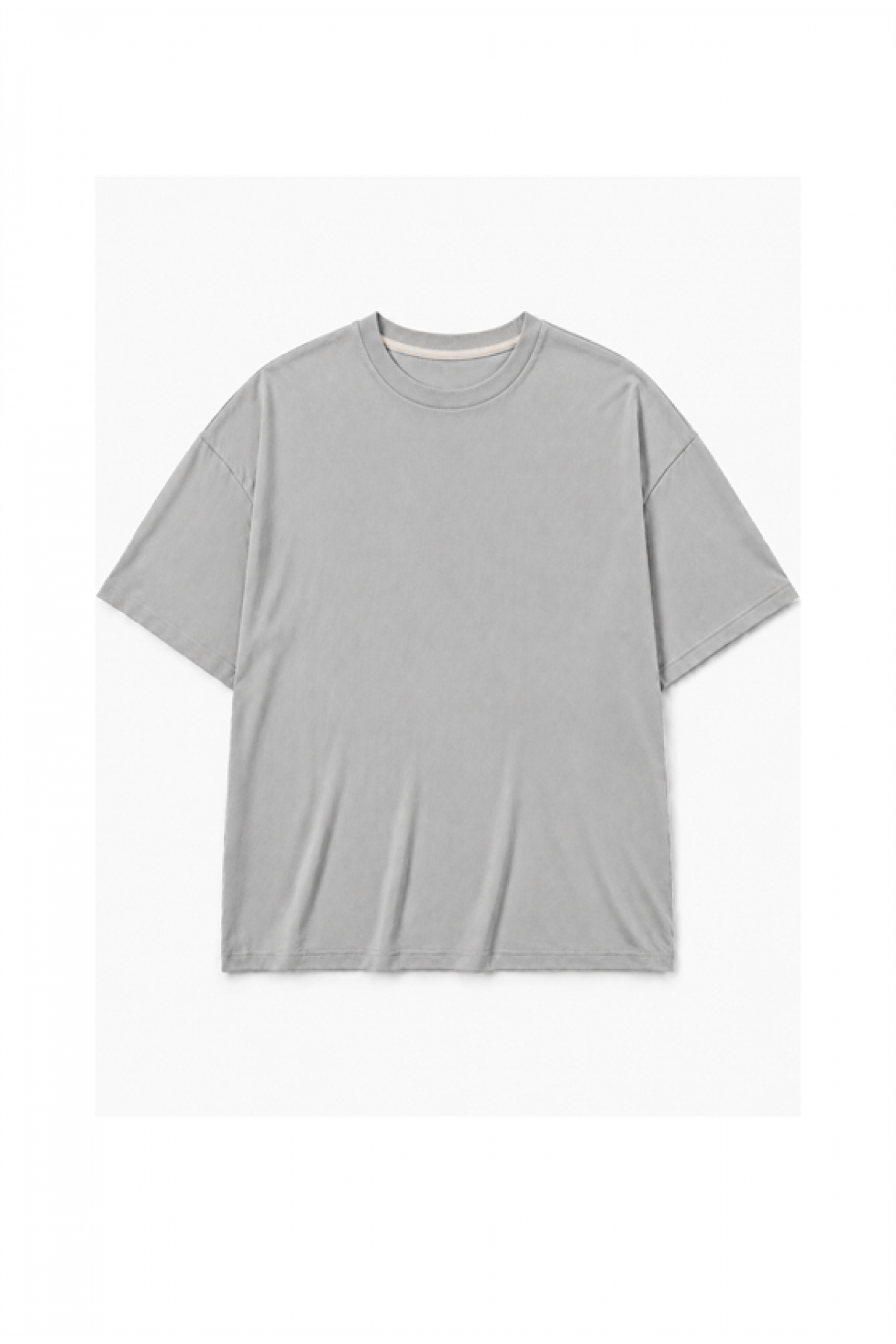 Oversize Kalıp Basic %100 Pamuklu Erkek Tişört S