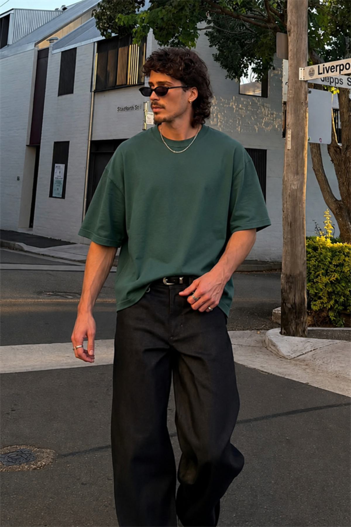 Oversize Kalıp Basic %100 Pamuklu Erkek Tişört S
