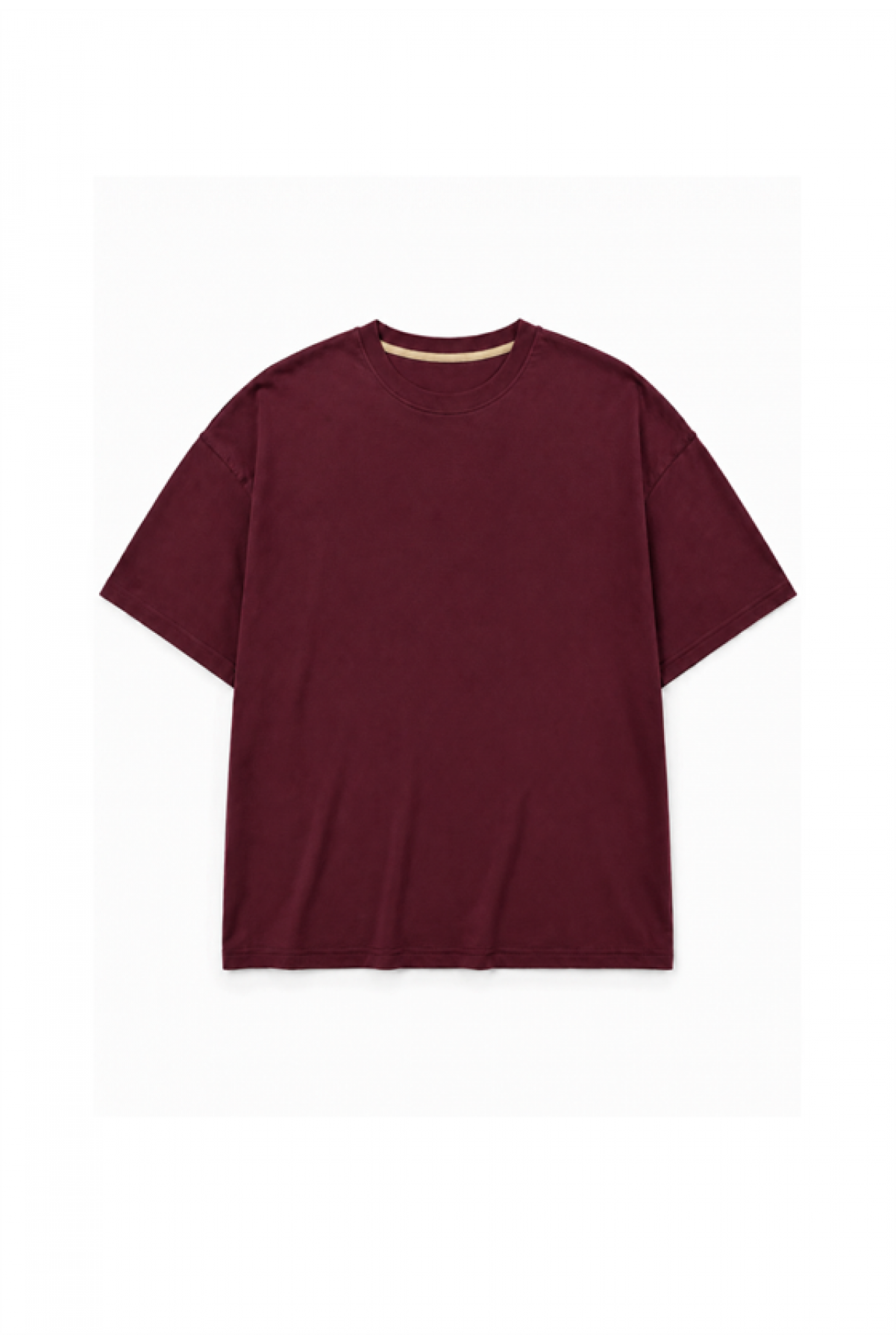 Oversize Kalıp Basic %100 Pamuklu Erkek Tişört S