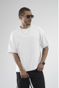 Oversize Kalıp Basic %100 Pamuklu Erkek Tişört S