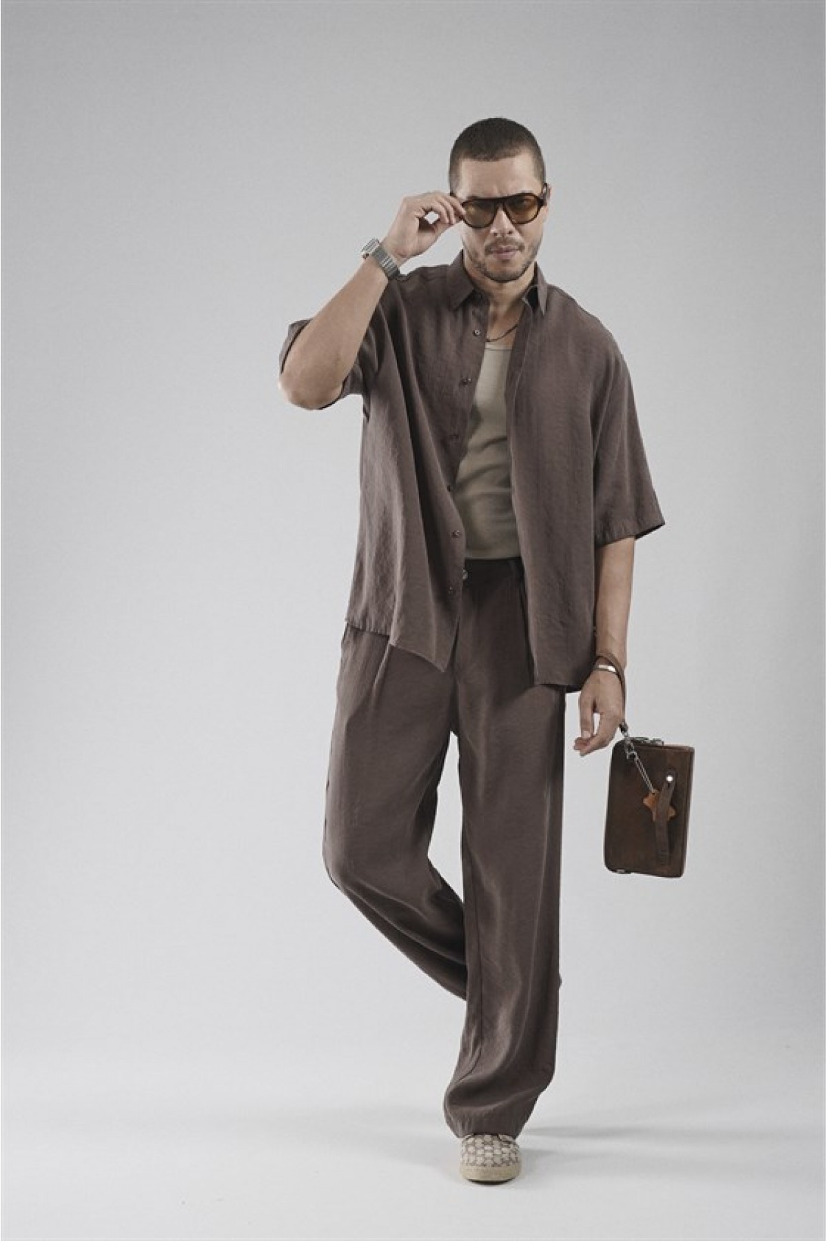Oversize Kalıp Erkek Modal Alt Üst Takım S