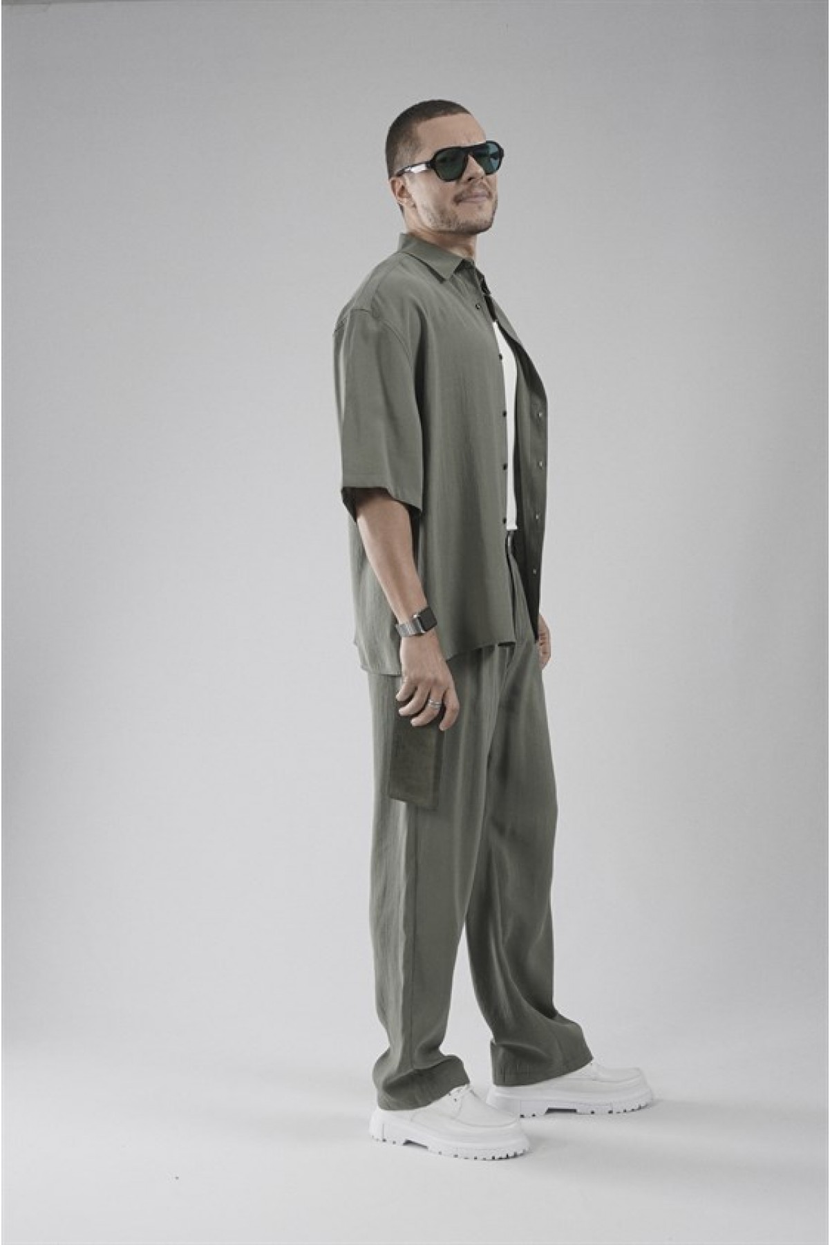 Oversize Kalıp Erkek Modal Alt Üst Takım S