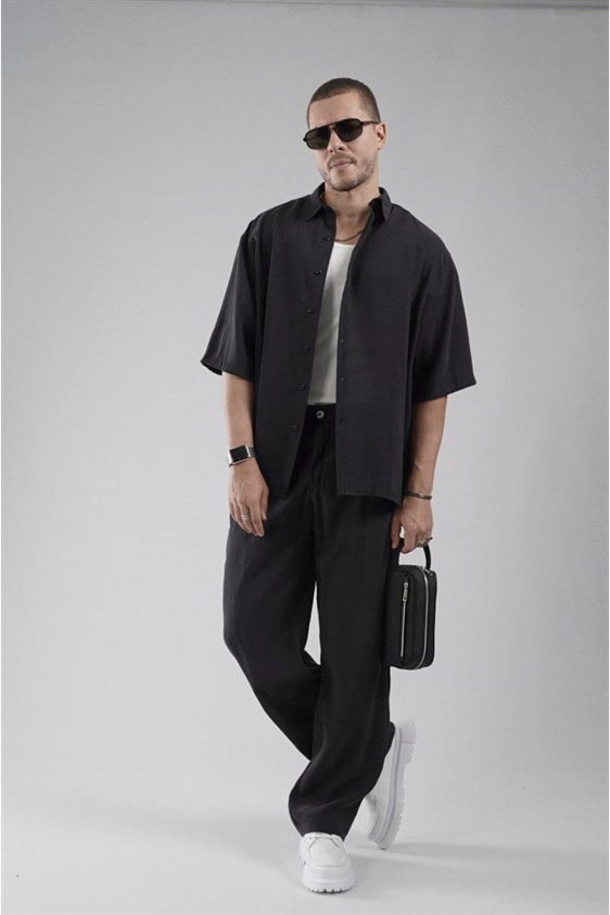 Oversize Kalıp Erkek Modal Alt Üst Takım S