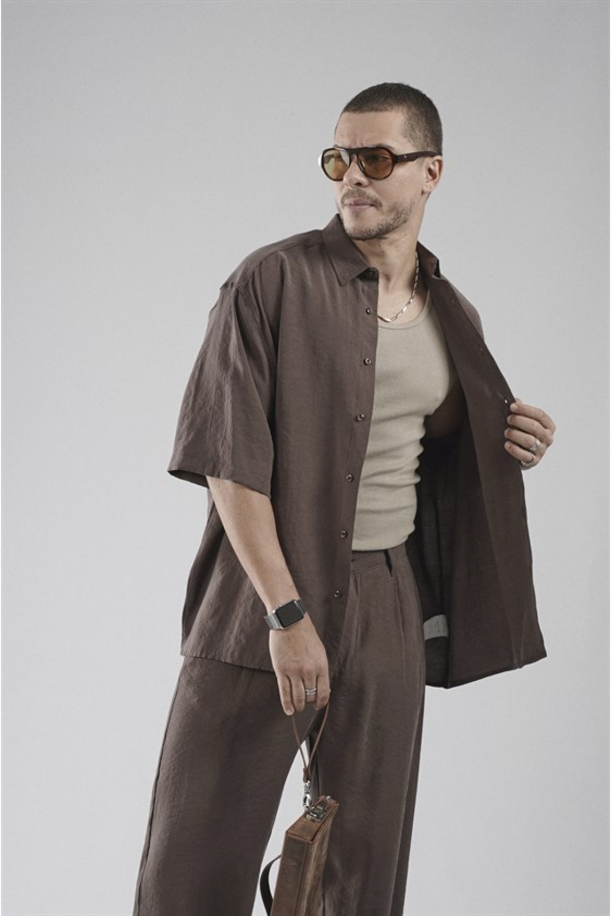 Oversize Kalıp Erkek Modal Alt Üst Takım S