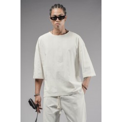 Oversize Kalıp Keten Alt Üst Takım S