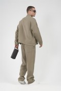 Oversize Kalıp Müslin Erkek Kimono Takım S