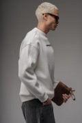 Oversize Kalıp UNEFFECTED Baskılı Sweatshirt S
