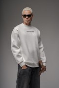 Oversize Kalıp UNEFFECTED Baskılı Sweatshirt S