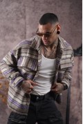 Oversize Kalıp Unisex Cepli Kaşe Oduncu Gömlek S