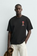 Oversize Kalıp Unisex Word Cup 2026 Türkiye Baskılı Tişört S