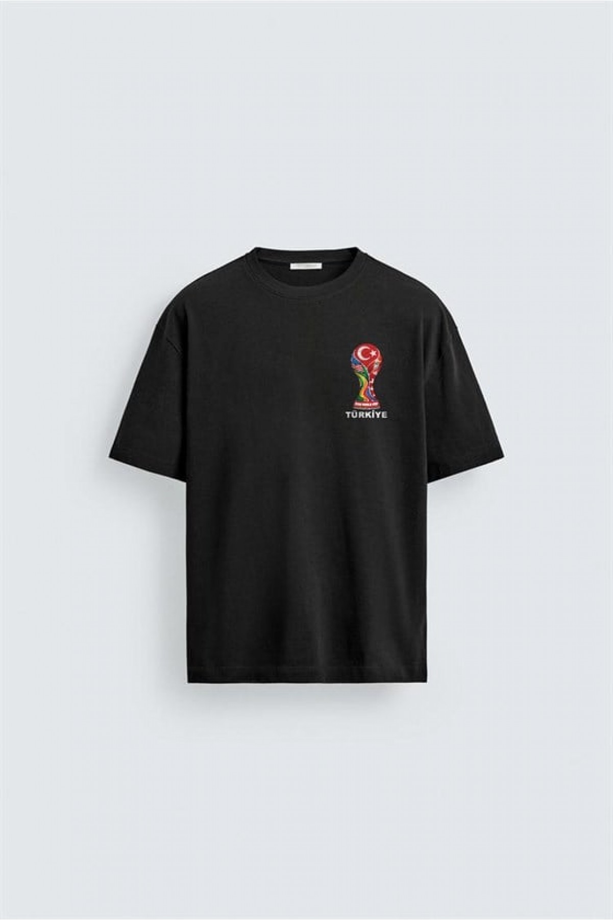 Oversize Kalıp Unisex Word Cup 2026 Türkiye Baskılı Tişört S