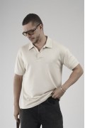 Polo Yaka Çizgi Detaylı Regular Kalıp Erkek Tişört S